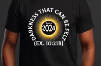 From Exodus, the words Darkness that can be felt around the sun with a black moon in the center that says 2024 https://www.amazon.com/dp/B0CYXDQYVM?&linkCode=ll1&tag=deargodltd-20&linkId=7df2089cad940b24b77c7216b83de54e&language=en_US&ref_=as_li_ss_tl