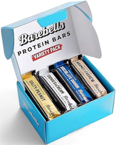 Barebells Protein Bars Variety Pack - 12 Count, 1.9oz Bars - Protein Snacks with 20g of High Protein - Chocolate Protein Bar with 1g of Total Sugars - Perfect on The Go Protein Snack & Breakfast Bars 25 512iEOQBomL