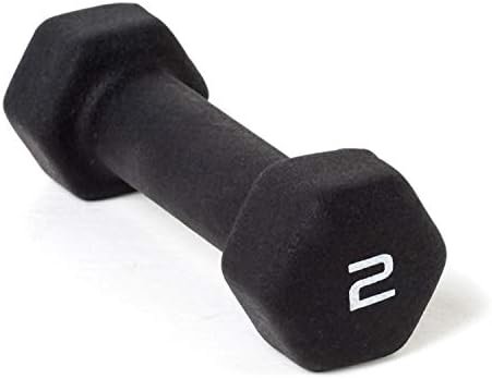 CAP Barbell Black Neoprene Coated Dumbbell Weights | Single 28