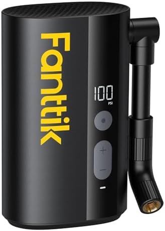 Fanttik X9 Ace Mini Bike Tire Pump, 32s Fast Inflate Bike Pump with Guage, 150PSI Electric Air Pump with Presta and Schrader Valve, Suitable for Road Bike, Mountain Bike, E-Bike, City Bike 31 41MRcfZ7HZL. AC