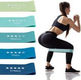 Honmein Resistance Bands for Working Out, Exercise Bands with 5 Resistance Levels Fit for Home Fitness, Strength Training, Natural Latex Resistance Band Include Instruction Guide and Carry Bag.…