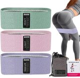3 Levels Booty Bands Set, Resistance Bands for Working Out, Exercise Bands for Women Legs and Butt, Yoga Starter Set